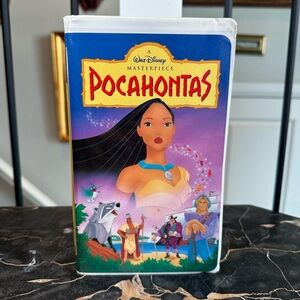 Pocahontas Black Diamond VHS Tape w Inserts Walt Disney Masterpiece Collection